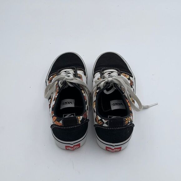 Vans classic black and white checkered with orange butterfly pint womans size 7 - Picture 5 of 10